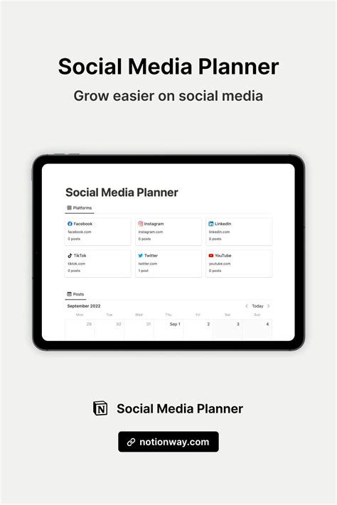 20 notion social media templates content calendars 2023 – Artofit
