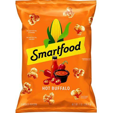 Smartfood Hot Buffalo Flavored Popcorn, 7 oz Bag – Walmart Inventory ...
