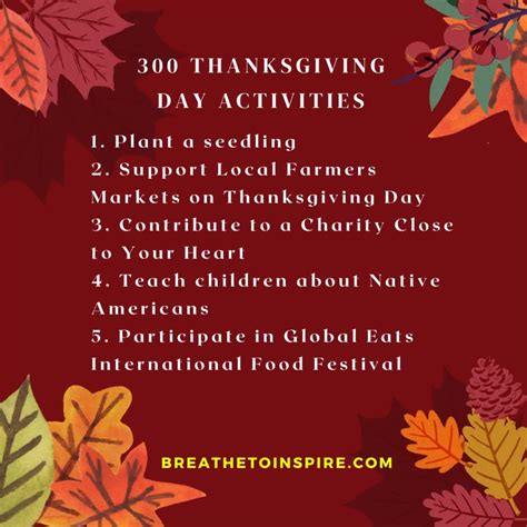 300+ Thanksgiving Activities That Are Sure To Get You In The Holiday ...