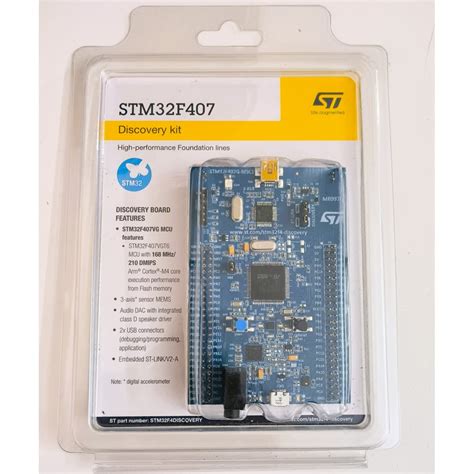 Buy STM32F407G-DISC1 STM32F407 Discovery Board with STM32F407VG MCU ...