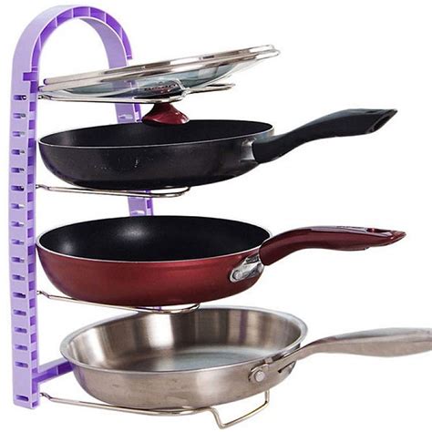 Buy Getko With Device Adjustable Kitchen Dish Rack and Pot Lid Rack ...