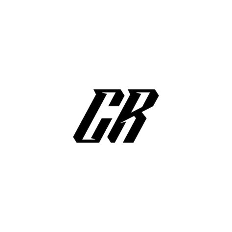 Monogramma CR logo design lettera testo nome simbolo logotipo ...