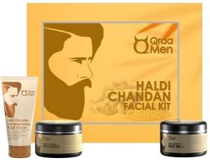 Qraa Men Haldi Chandan Kit for Skin Brightening/Lightening for Oil/Acne ...