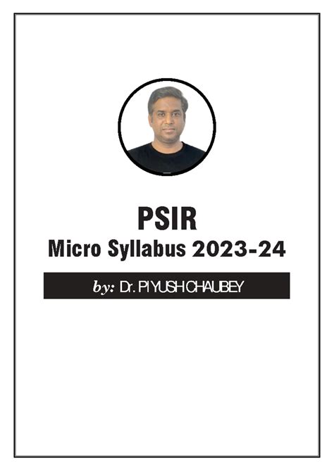 PSIR Micro Syllabus: Key Concepts in Western Political Thought - Studocu