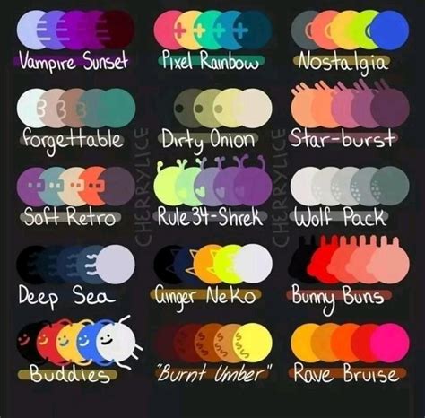 68 Oc Color Palettes ideas in 2025 | color palette design, color palette challenge, color ...