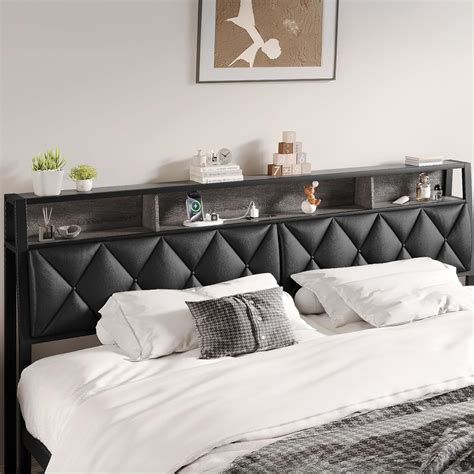 Amazon.com - Salamir Queen Headboard Only, Headboard for Queen Size Bed with Storage ...