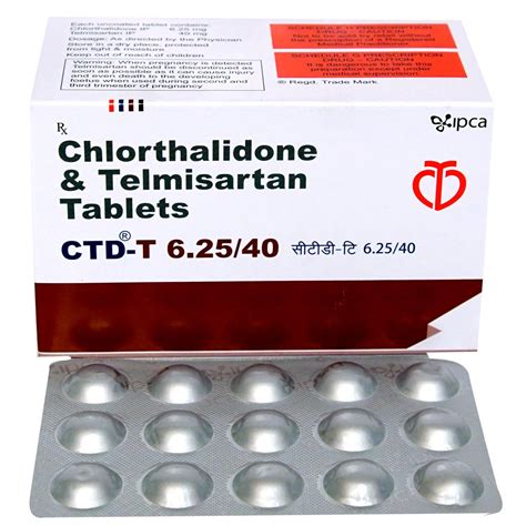 CTD-T 6.25/40 Tablet | Uses, Side Effects, Price | Apollo Pharmacy