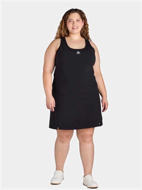 Reebok Women's Plus Size Tennis Dress with Built in Bra and Shorts ...