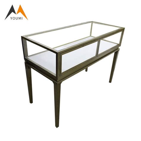 China Newest Antique Stainless Steel Custom Glass Display Cabinet for ...