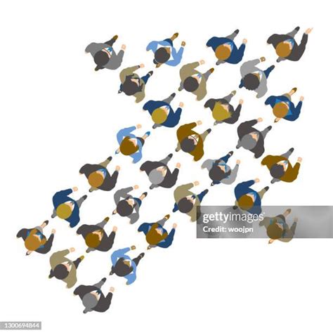 Business People Walking Aerial View 的图像结果