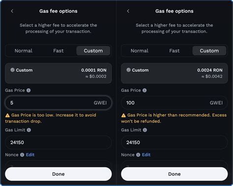 How to Edit Gas Fee in Transactions – Ronin