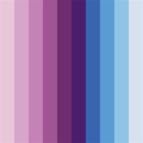 Shades of Purple and Blue Color Palette - ColorDrop