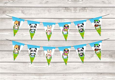 Baby Bus Theme Flag Bunting | Party Supplies India Online
