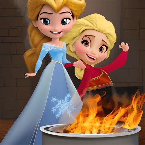 Disney Princess Elsa the Hispanic Centered Animation · Creative Fabrica
