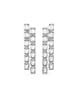 Buy SWAROVSKI Rhodium-Plated Stone-Studded Millenia Drop Earrings ...