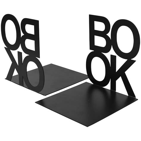 Spillbox Metal Non Slip Bookends Book Shelves | Shelf | Study Table ...