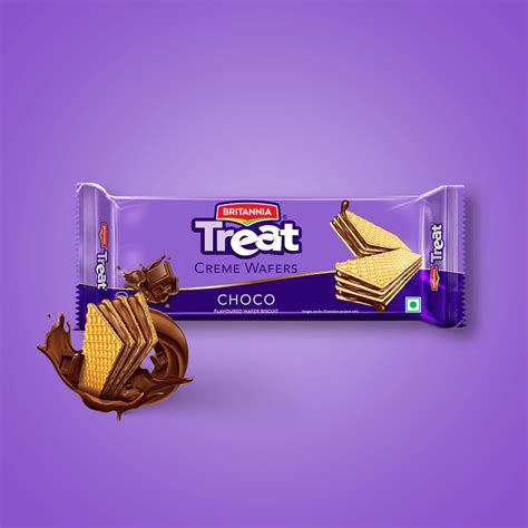 Britannia Treat Creme Wafers Choco Online | Britannia