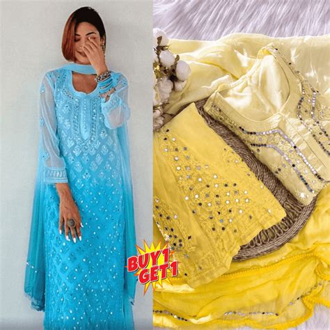 Lucknow Chikankari Kurta Near Me , Free shipping USA, UK , AU ...