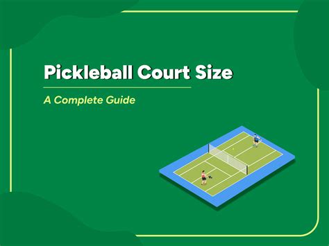 Standard Pickleball Court Size - astra.edu.pl - measurement of pickleball court