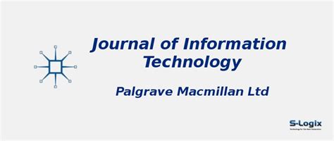 Journal of Information Technology - Impact Factor | S-Logix