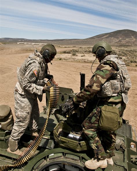 Soldiers put NBC RV Strykers, Fox vehicles through .50-caliber range ...