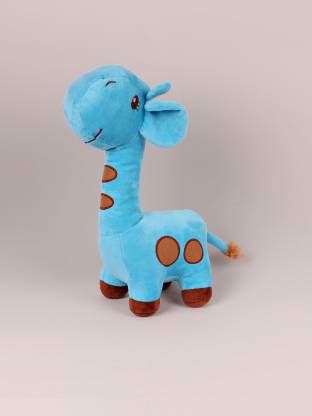 Dukiekooky Soft Plush Cute Blue Giraffe Soft Toys Stuffed Toys For Kids ...