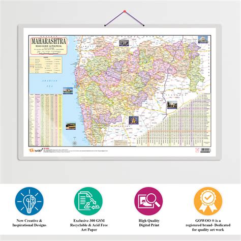 JoGenii | GOWOO - Maharashtra Road Guide & Political Map