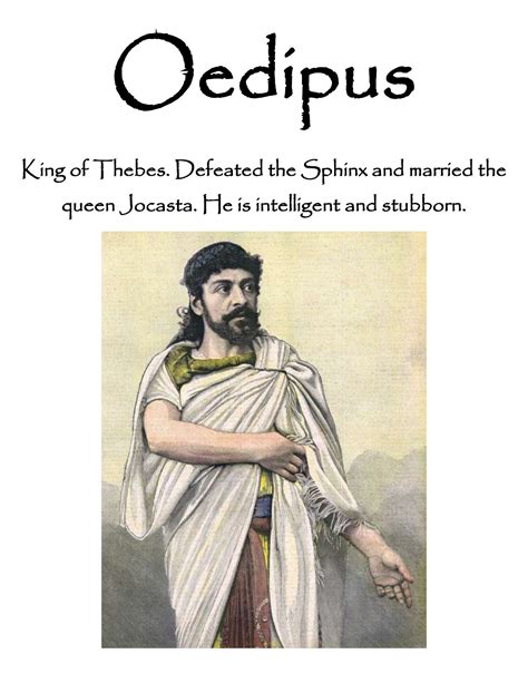 Tiresias Oedipus Rex Character Analysis at Martha Presnell blog