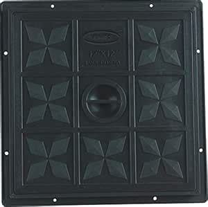 VENITO PVC MANHOLE COVER Black,12"×12" inch,WEIGHT 850 Gram : Amazon.in ...