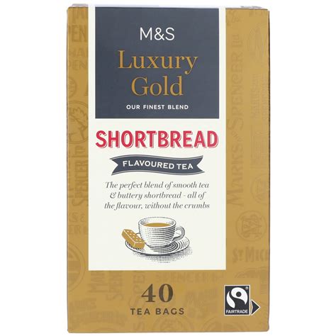Luxury Gold Shortbread Flavoured Tea | M&S