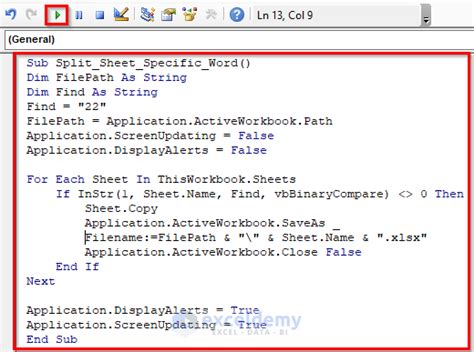 Split Excel Sheet into Multiple Files 的图像结果