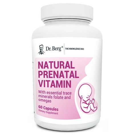 Amazon.com: Dr. Berg Natural Prenatal Vitamins for Women (Pregnant ...