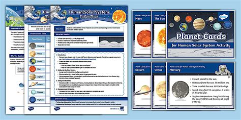 STEM Outdoors: Human Solar System (teacher made) - Twinkl