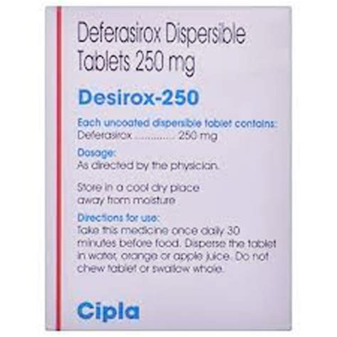 Desirox 250mg Tablet 30's Price, Uses, Side Effects, Composition ...