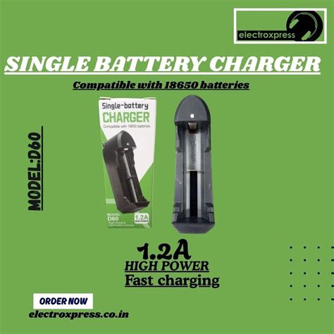 SINGLE BATTERY CHARGER M:D60