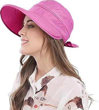 Buy Alexvyan 2 in 1 (Cap and Visor) Wide Brim Round Hat and Sun Visor ...