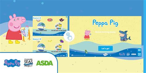 Peppa Pig Sorting Game | Cleaner Seas Project | Twinkl