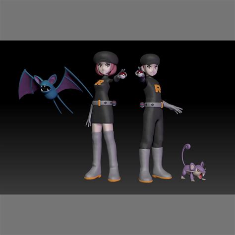 STL file Pokemon Team Rocket Grunt・3D print model to download・Cults