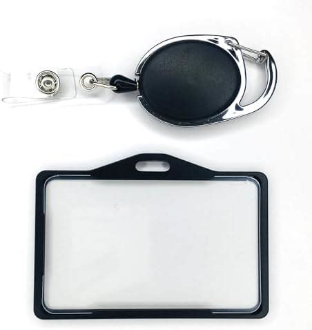 Akan Horizontal Double Side Visible Aluminum ID Card Holder with ...