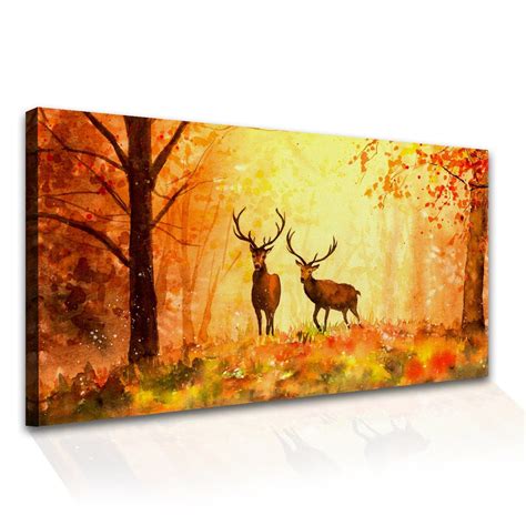 🏡 Wildlife Canvas Wall Art Paintings For Home Decor – Paper Plane Design