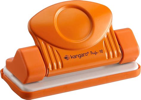 Kangaro Desk Essentials PERFO-10 2 Hole Metal Mini Paper Punch ...