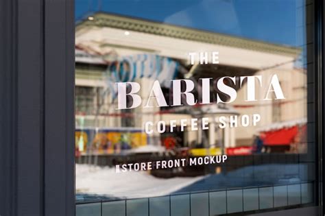 Store front mockup PSD, High Quality Free PSD Templates for Download ...