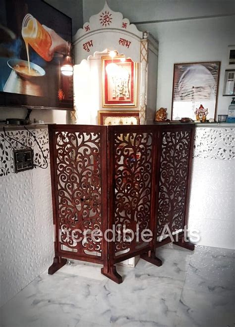 NEOCOLOURS Wooden Panel Partition Screen Room Divider for Living Room ...