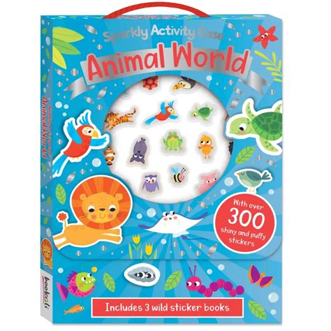 Sparkly Activity Case Animal World — Toycra