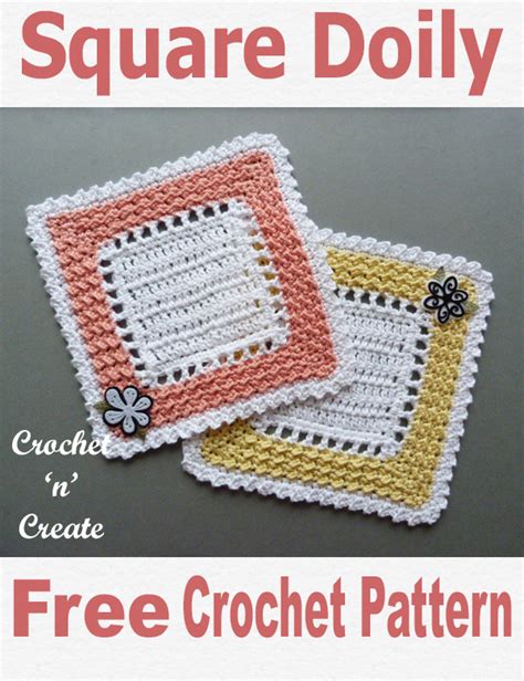 Image result for Square Doily Tutorials