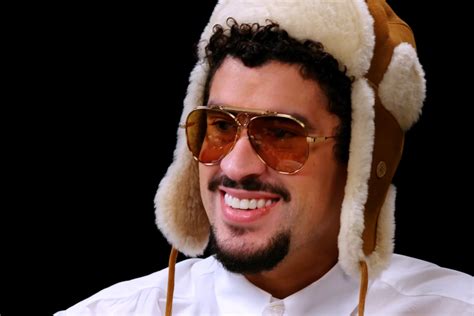 Bad Bunny Tries to Survive Wings of Hell on Hot Ones: WATCH