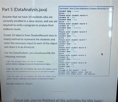 Image result for Write a Java Program to Create Student Class