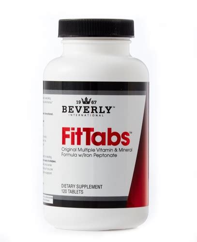 Beverly International FitTabs -- 120 Tablets - Vitacost