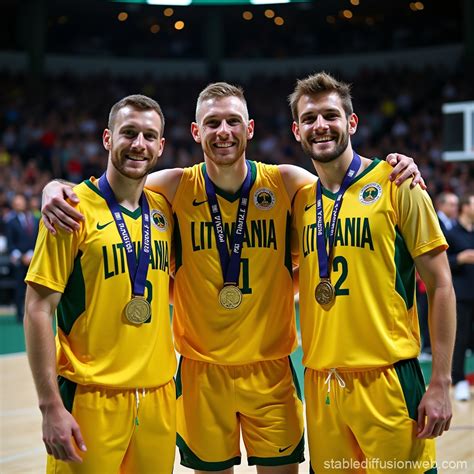 lithuanias national basketball team won the 2025 european championship ...