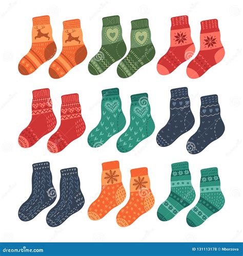 Winter Socks Clip Art